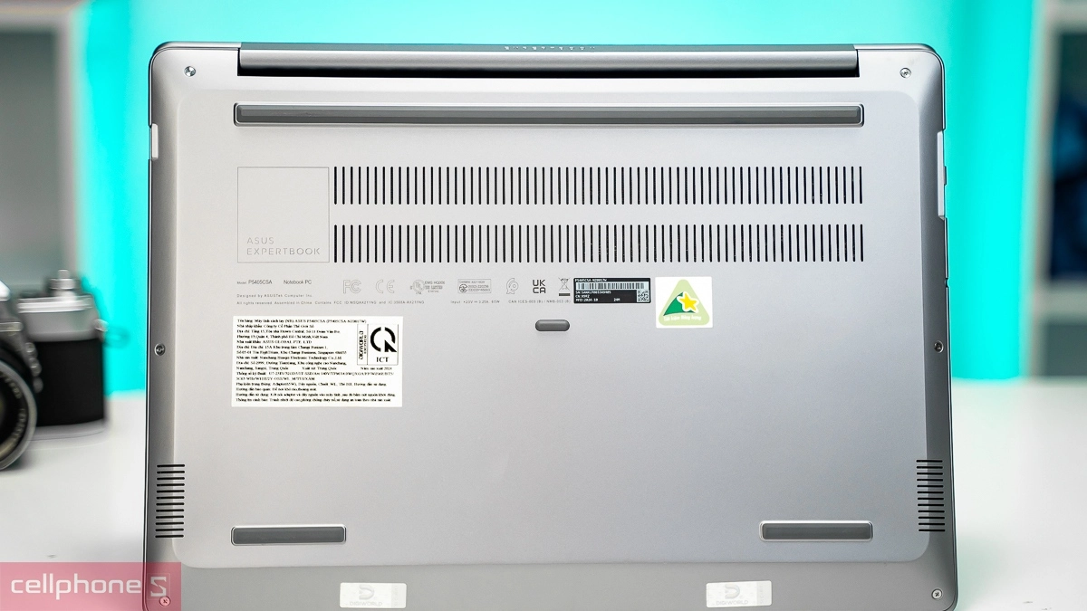 ASUS ExpertBook P5 tích hợp hệ thống tản nhiệt ExpertCool, duy trì hiệu năng ổn định