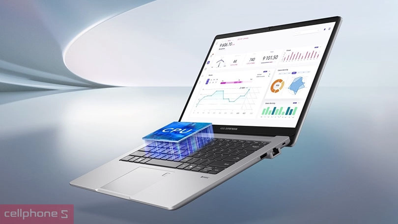 CPU - Card đồ hoạ của laptop Asus Expertbook P1 P1403CVA-I5SE16-63WS