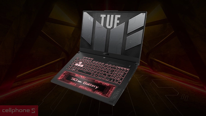 Cổng kết nối  laptop ASUS TUF Gaming A15 FA507UV-LP090W