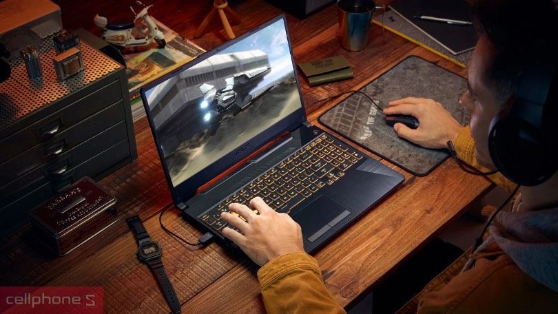 Laptop Asus TUF Gaming có thời lượng pin cao Thời lượng pin Asus TUF Gaming