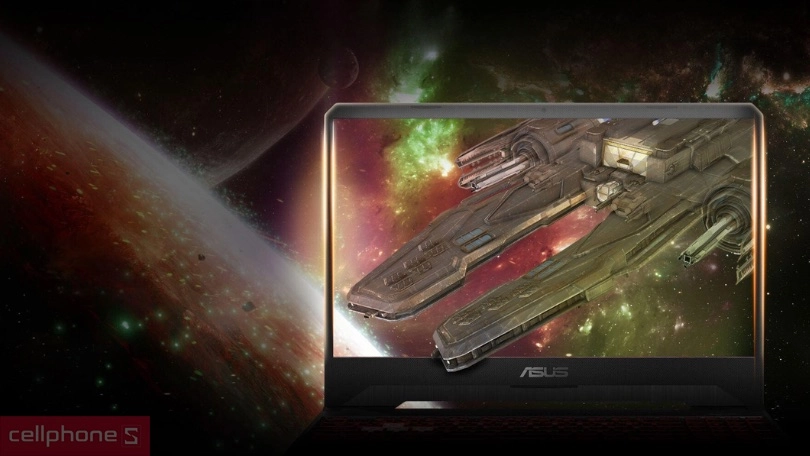 Asus TUF Gaming có màn hình rộng rãi Màn hình Asus TUF Gaming