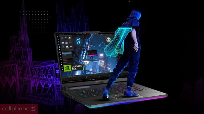Laptop Asus Gaming ROG Strix Scar 18 G834JYR-R6011W - Đắm chìm trong hiệu năng đỉnh cao