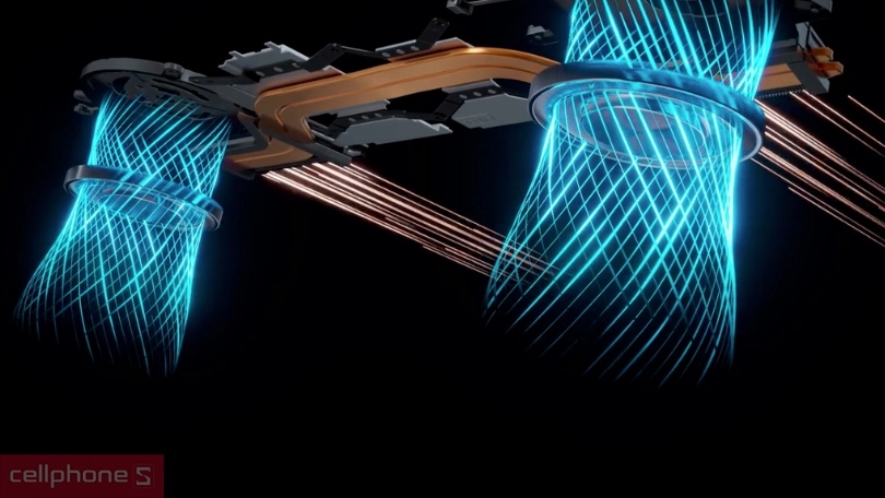 Tản nhiệt của laptop ASUS Gaming V16 V3607VH-RP024W