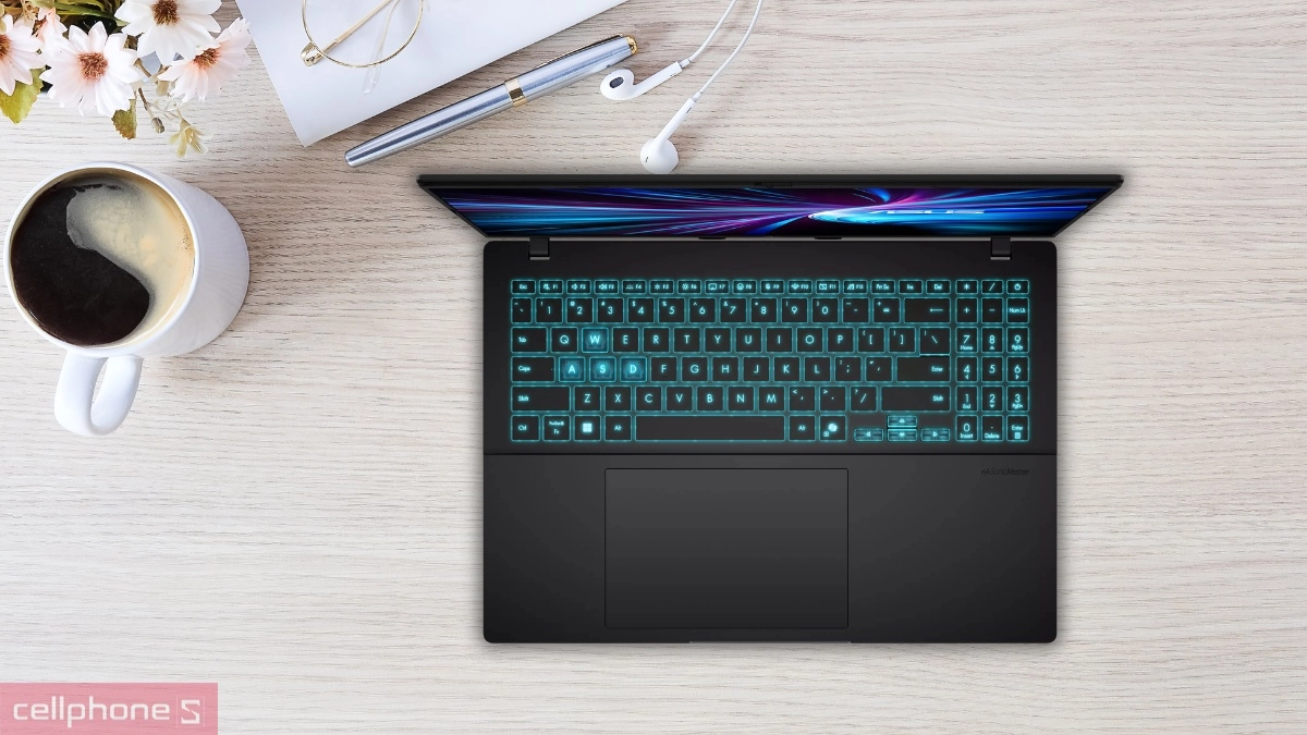 RAM DDR5 và SSD của Laptop ASUS Gaming V16 V3607VJ-TK189W