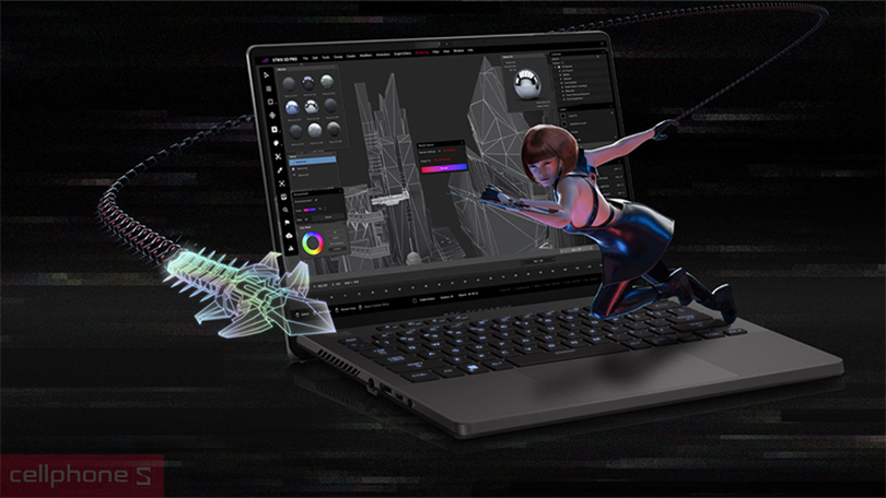 Hiệu năng Asus gaming ROG Zephyrus G14 GA402NJ-L4056W