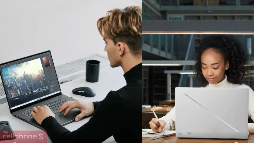 Cổng kết nối laptop ASUS ROG Zephyrus G16 GU605MV-QR196WS