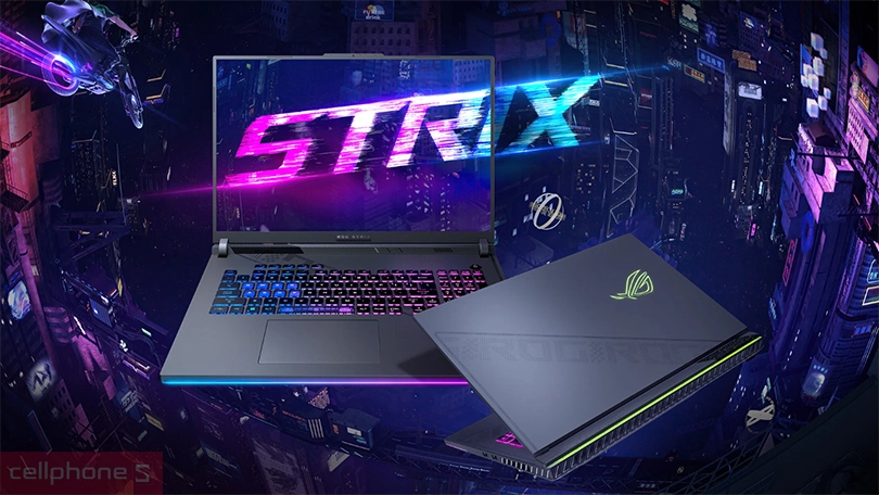 Thiết kế laptop ASUS ROG Strix G18 G814JI-N6063W