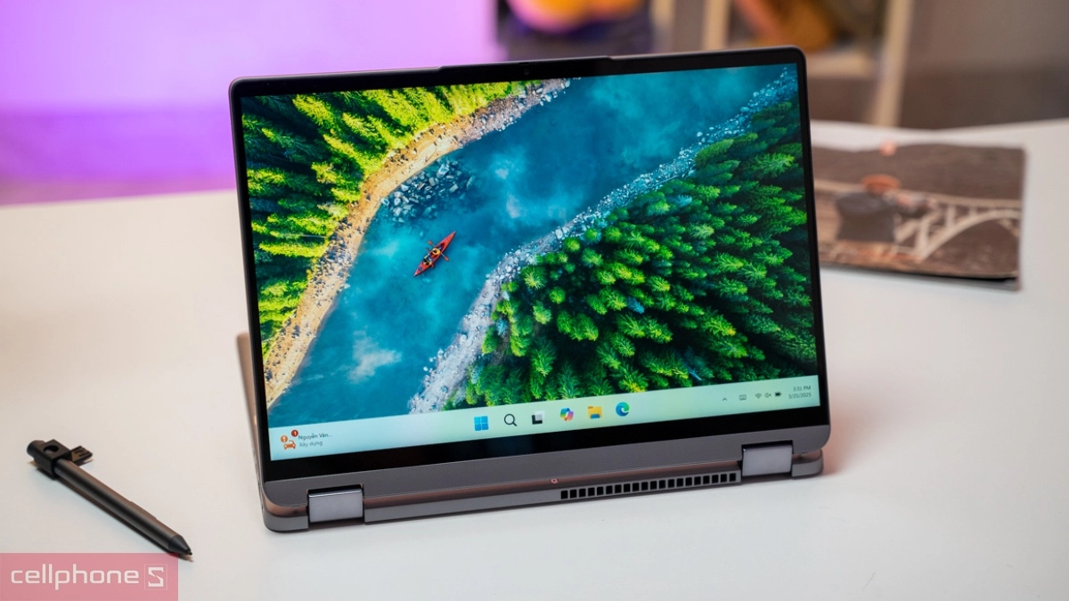 Thiết kế công thái học trên Lenovo IdeaPad Flex 5
