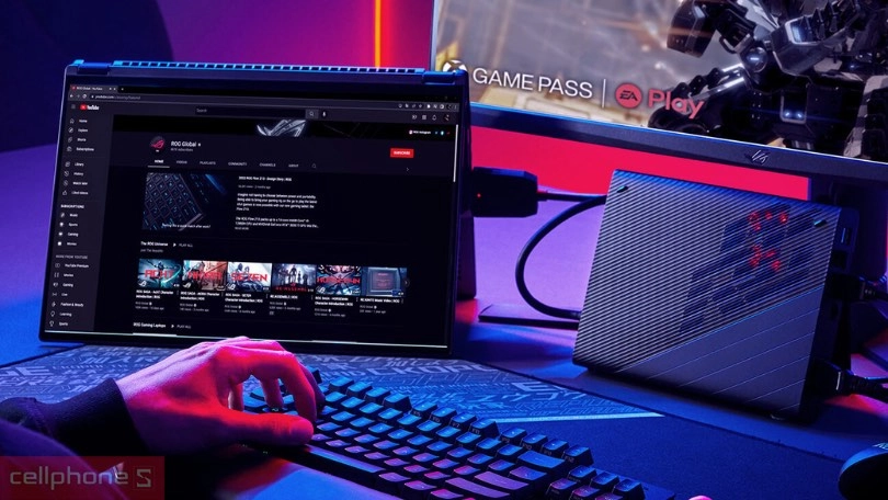 Asus ROG Flow thiết kế mạnh mẽ
