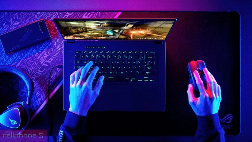 Thời lượn pin Asus ROG Flow