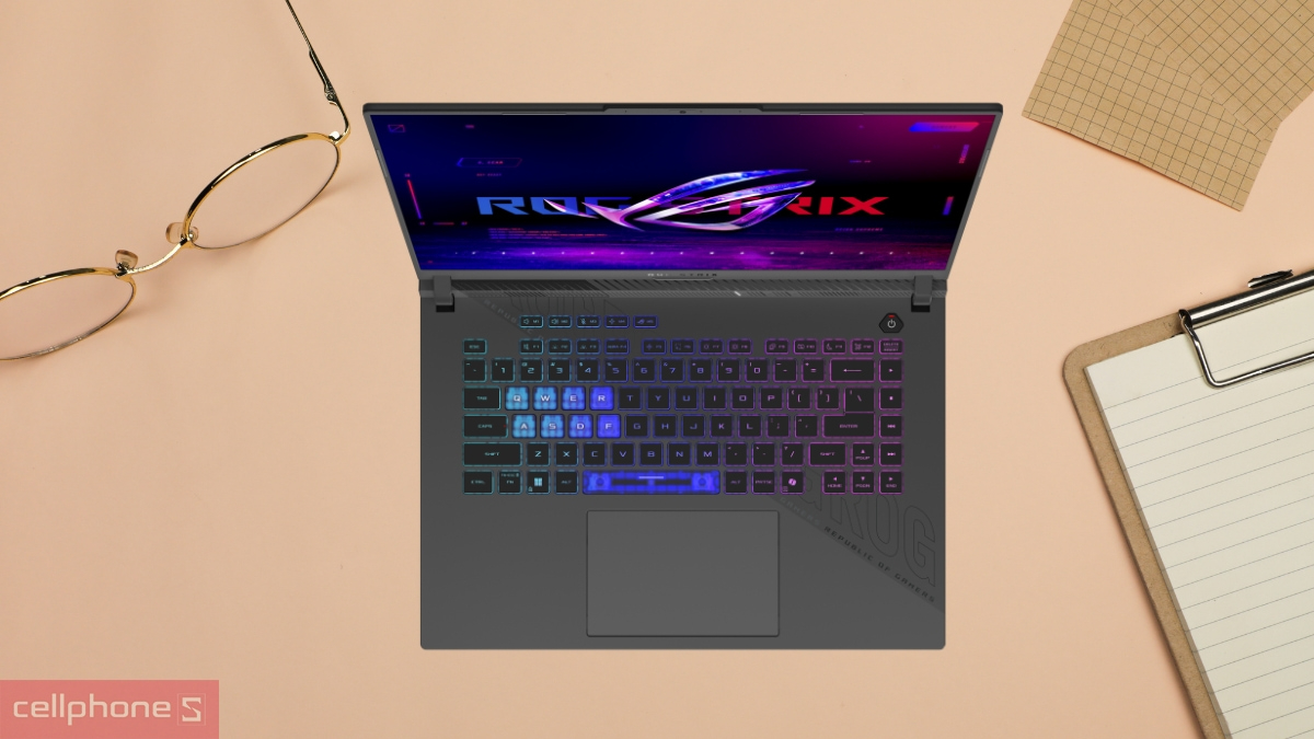 Thiết kế laptop ASUS ROG Strix G16 G614PW-TS051W