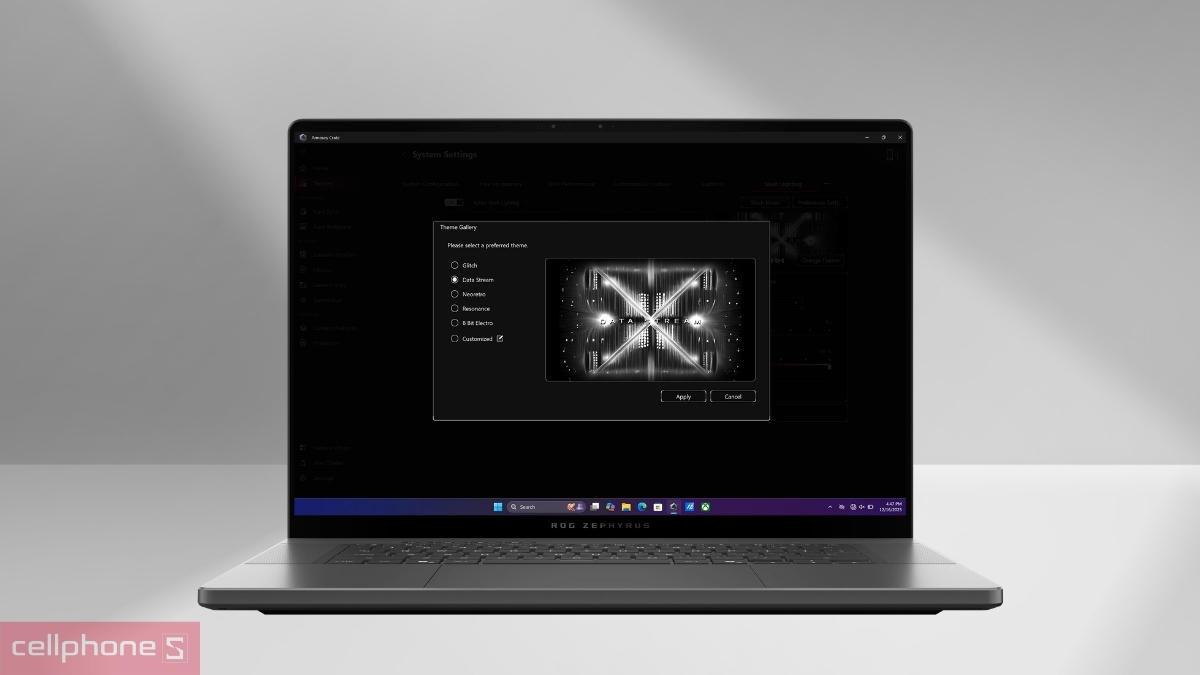 Asus Rog Zephyrus G16 nổi bật với Slash Lighting tùy chỉnh 15 hình hoạt họa