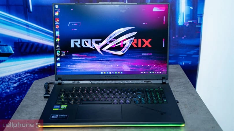 Asus Rog Strix thiết kế mạnh mẽ Thiết kế Asus Rog Strix