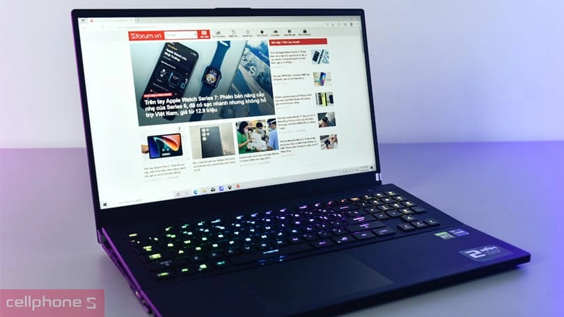 Hiệu năng Asus ROG Zephyrus mạnh mẽ