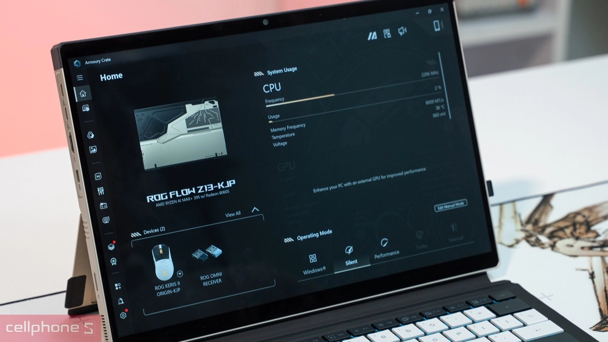 Hiệu năng laptop Asus ROG Flow Z13 GZ302EAC-RU184WS