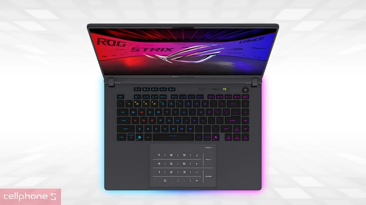 Dung lượng pin, hệ thống âm thanh của laptop Asus ROG Strix G16 G615JPR-S5107W