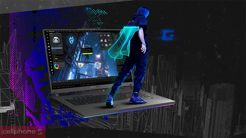 Cấu hình laptop Asus ROG Strix G18 G814JV-N6077W 