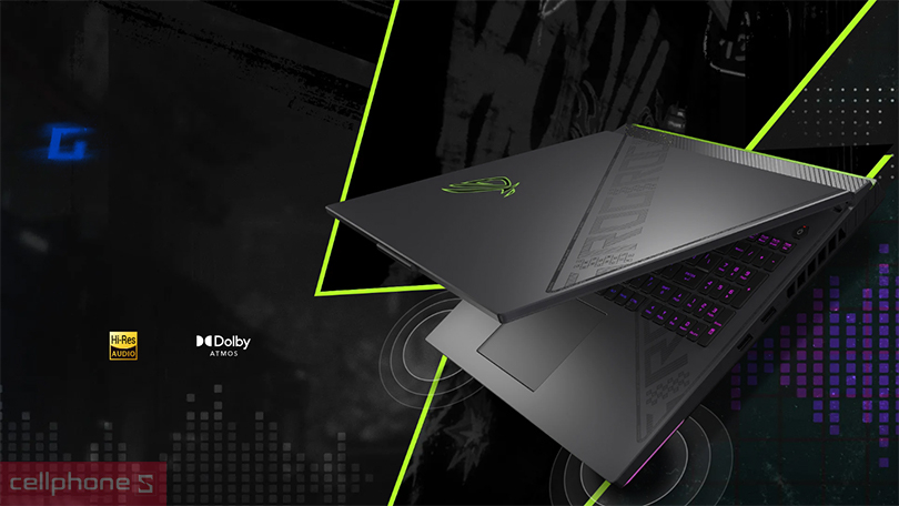 Cổng kết nối laptop Asus ROG Strix G18 G814JV-N6077W 