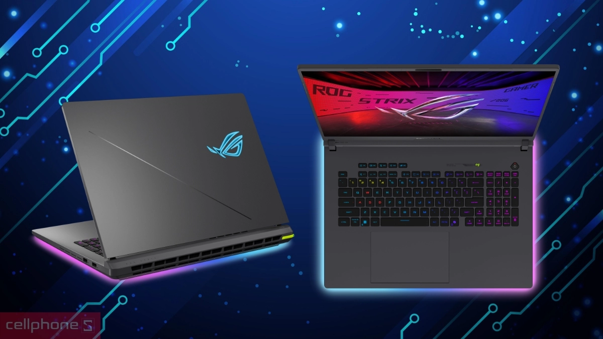 Thiết kế Laptop ASUS ROG Strix G18 G815LR S9270W