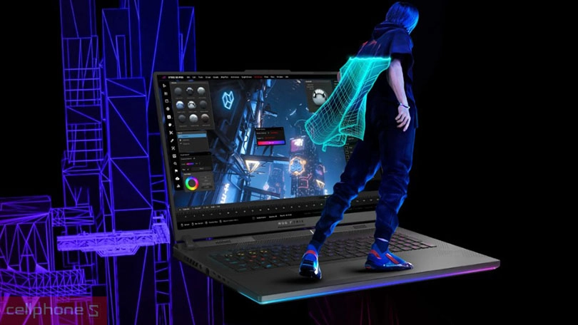 Khả năng đa nhiệm, lưu trữ của laptop Asus ROG Strix Scar 18 G834JZR-R6160