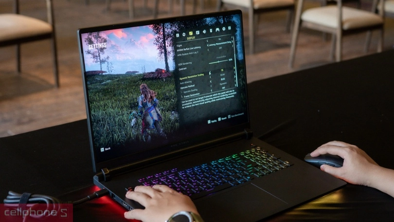 Hiệu năng xử lý, khả năng tản nhiệt của laptop ASUS ROG Strix SCAR 18 G835LW-SA172W