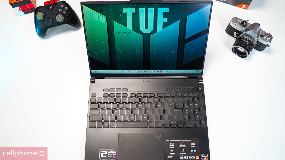 ASUS TUF Gaming A16 laptop gaming đa nhiệm với hiệu năng mạnh mẽ