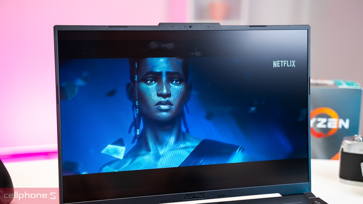 ASUS TUF Gaming A16 sở hữu màn hình FHD+ tỷ lệ 16:10