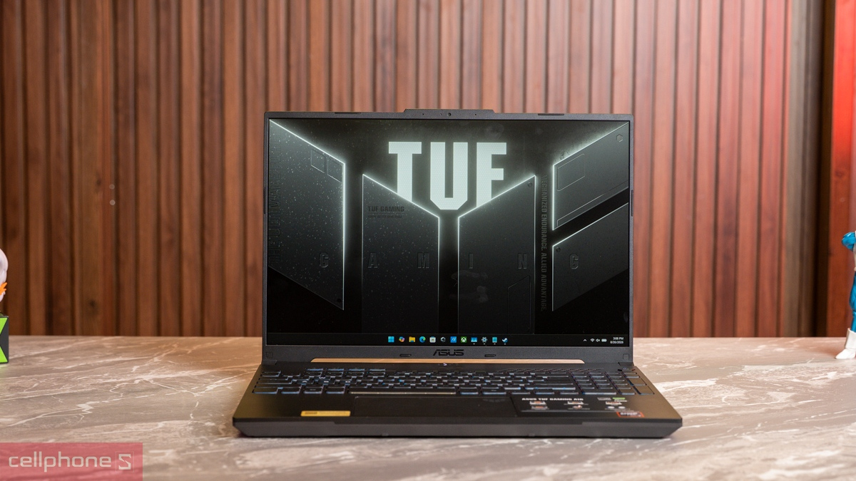 ASUS TUF Gaming A16 tận dụng RTX 5070 nâng cao trải nghiệm gaming