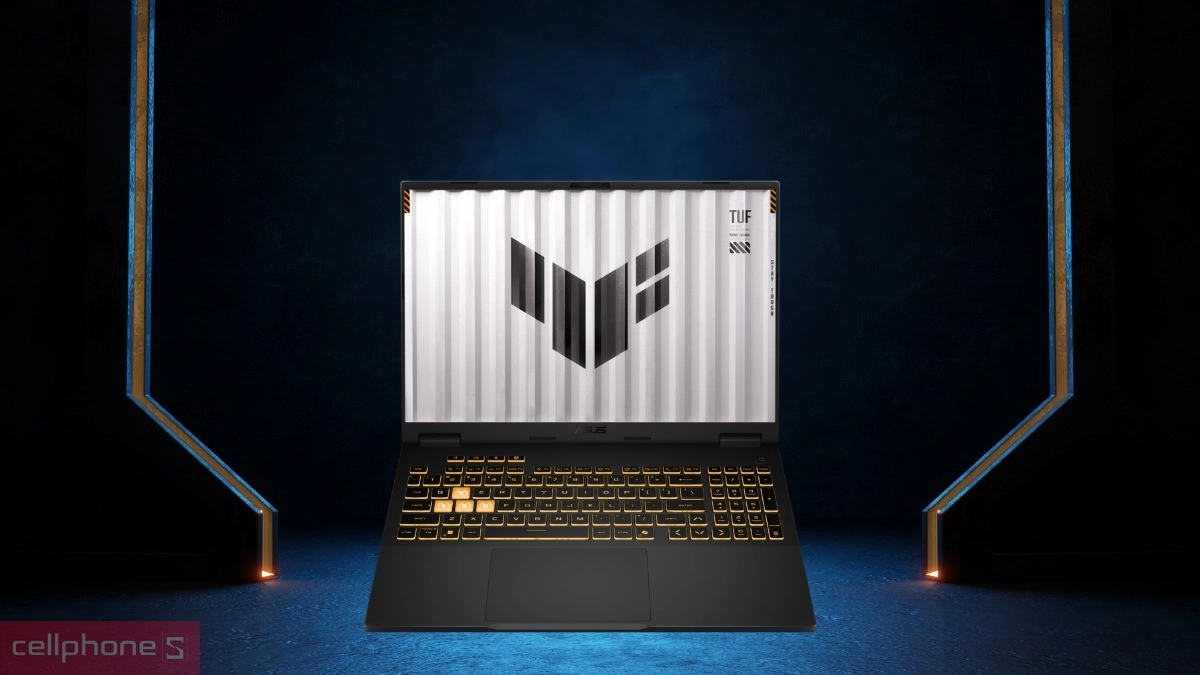 Thiết kế trên laptop ASUS TUF Gaming F16 FX608JHI-TU209W