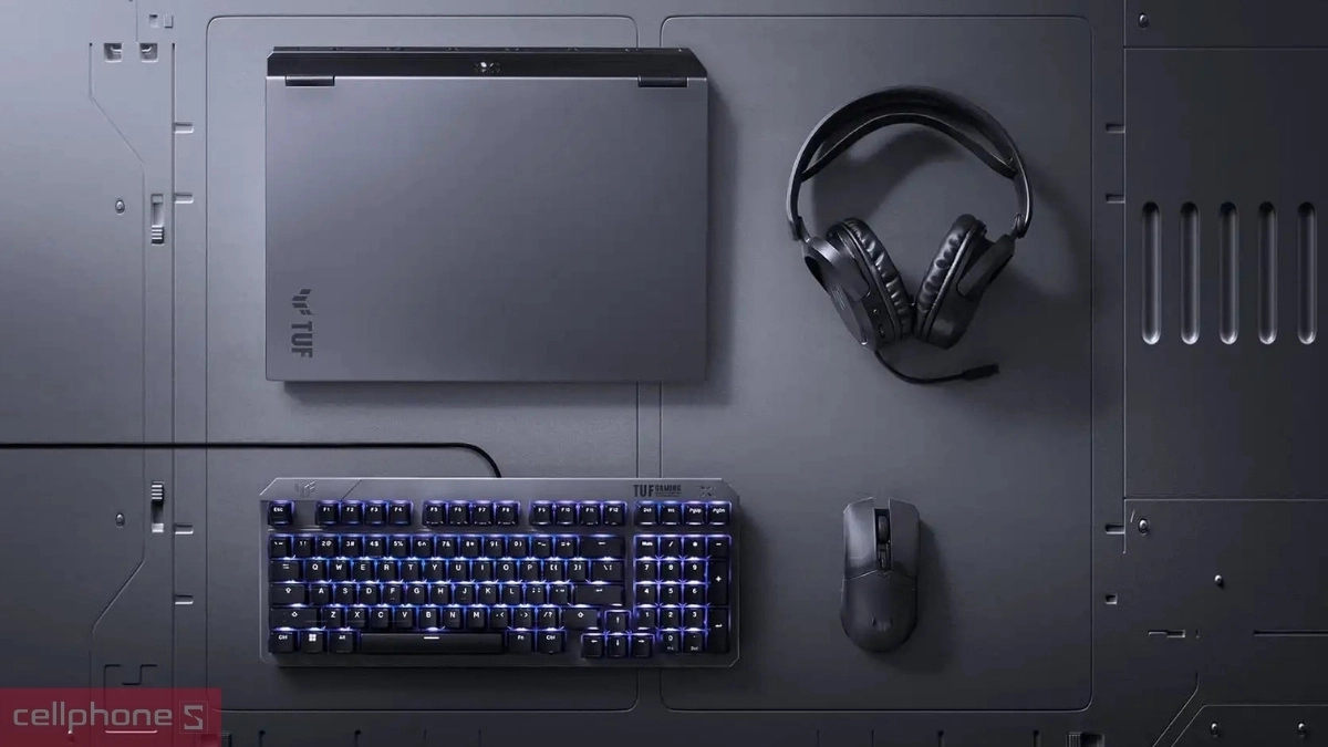 Thiết kế laptop ASUS TUF Gaming F16 FX608JH-RV039W