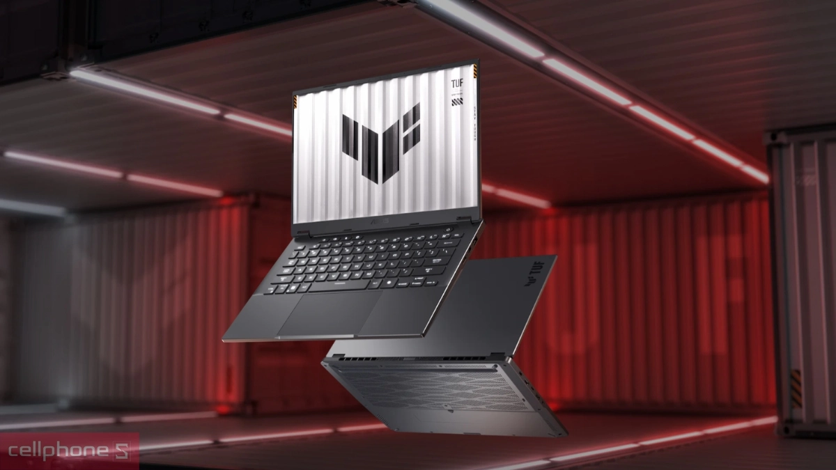 Asus Tuf A14 chiến binh gaming mạnh mẽ, nhỏ gọn