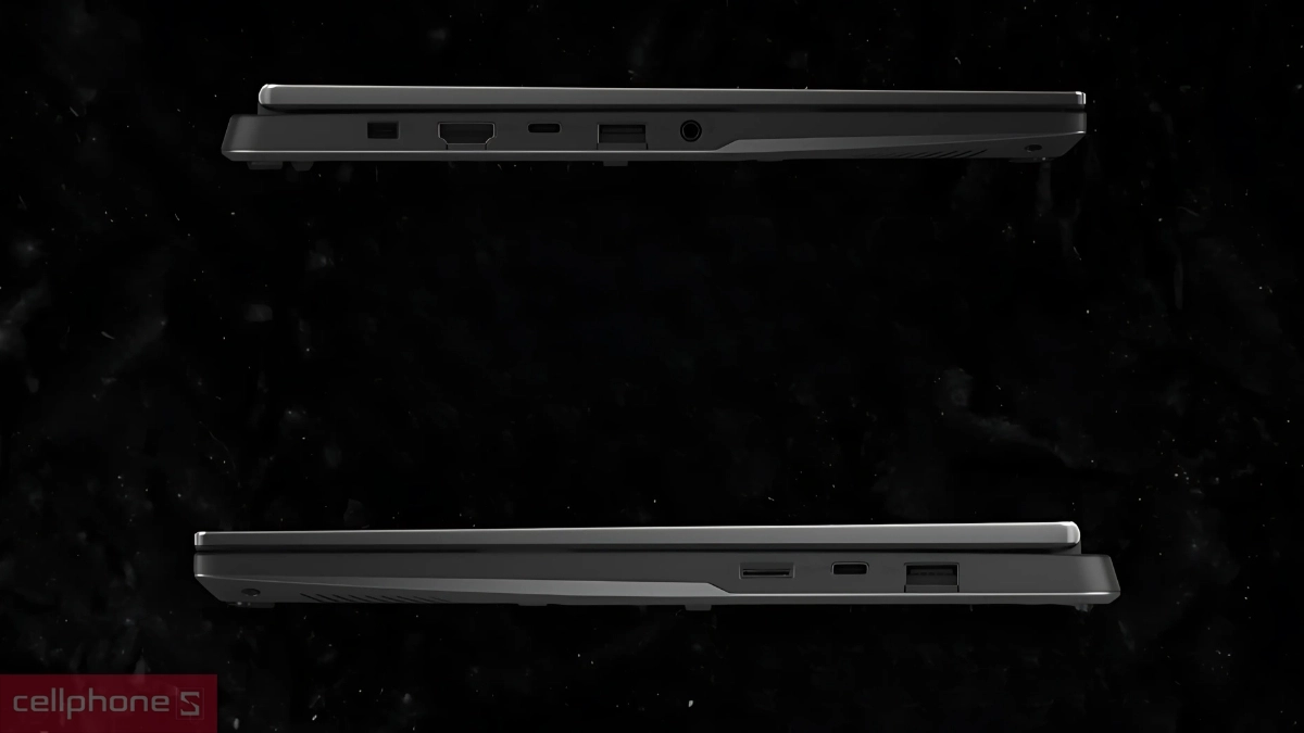 Asus Tuf A14 được trang bị nhiều cổng kết nối