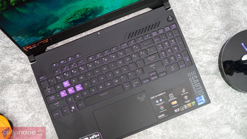 Bàn phím Asus Tuf Gaming F15 Bàn phím Asus Tuf Gaming F15
