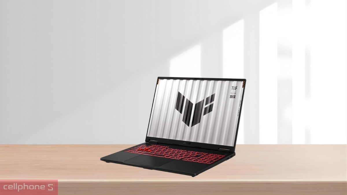 Thiết kế trên laptop ASUS TUF Gaming A16 FA608UM-RV266W
