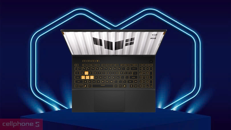 Màn hình hiển thị của laptop Asus TUF Gamnig F16 FX608JMR-RV048W