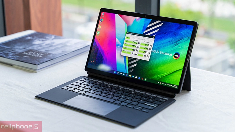 Laptop Asus Vivobook 13 Slate OLED (T3300) – laptop 2 trong 1 tiện lợi