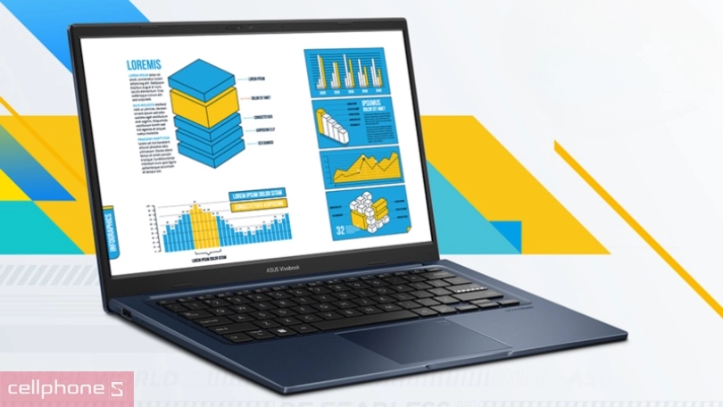 Cấu hình laptop Asus Vivobook 14 X1404ZA-NK386W