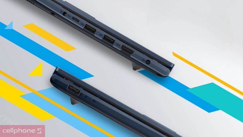 Cổng kết nối laptop Asus Vivobook 14 X1404ZA-NK386W