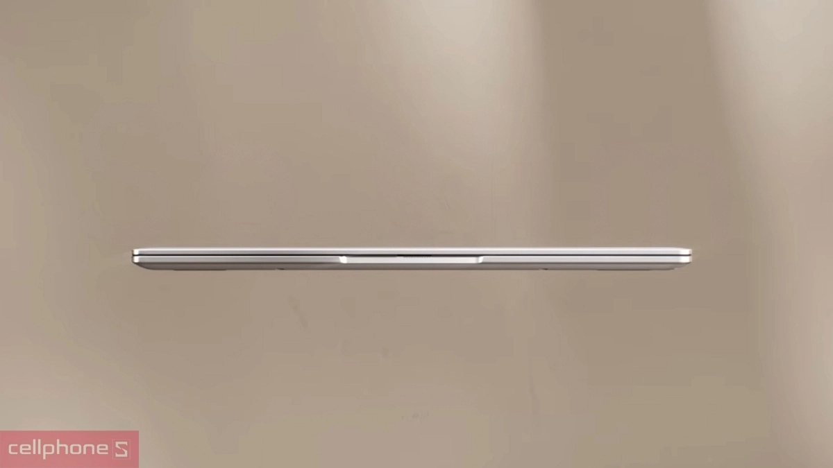 thân máy Asus Vivobook S16 mỏng nhẹ