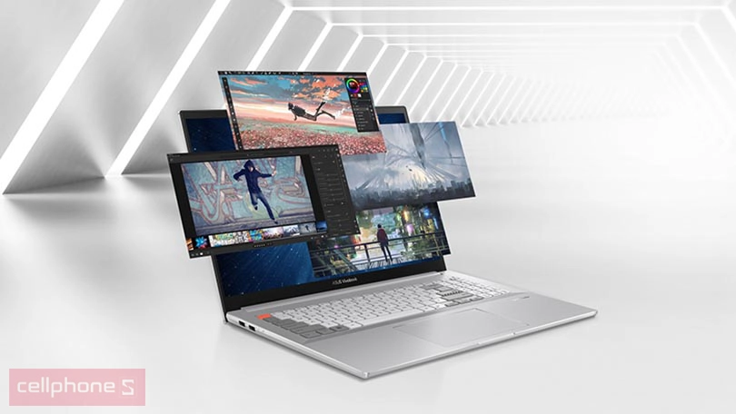 Laptop Asus ProArt N7600ZE-L2010W - Công nghệ màn ảnh, hiệu suất hoạt động ấn tượng