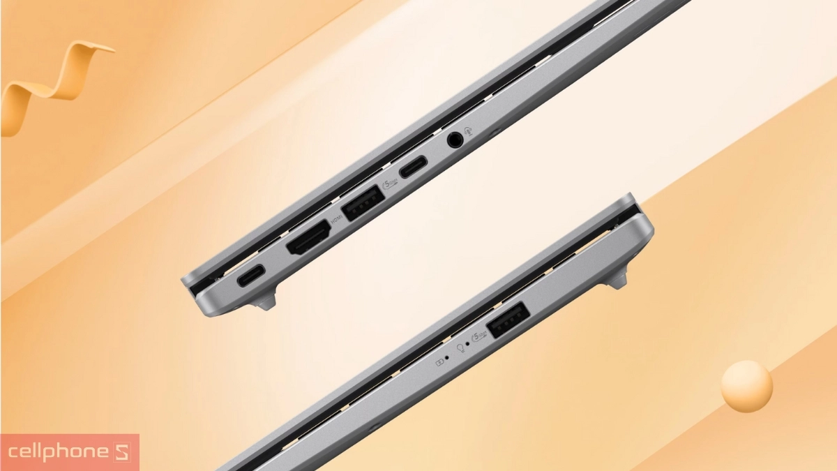 Các cổng kết nối tiện lợi và pin ổn định