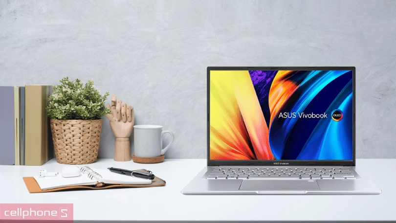 Laptop Asus Vivobook 14 OLED A1405VA-KM095W - Màn hình rộng, sắc nét