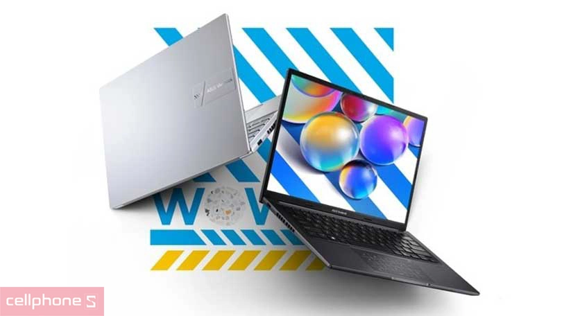 Thiết kế laptop Asus Vivobook 14 OLED A1405ZA-KM263W