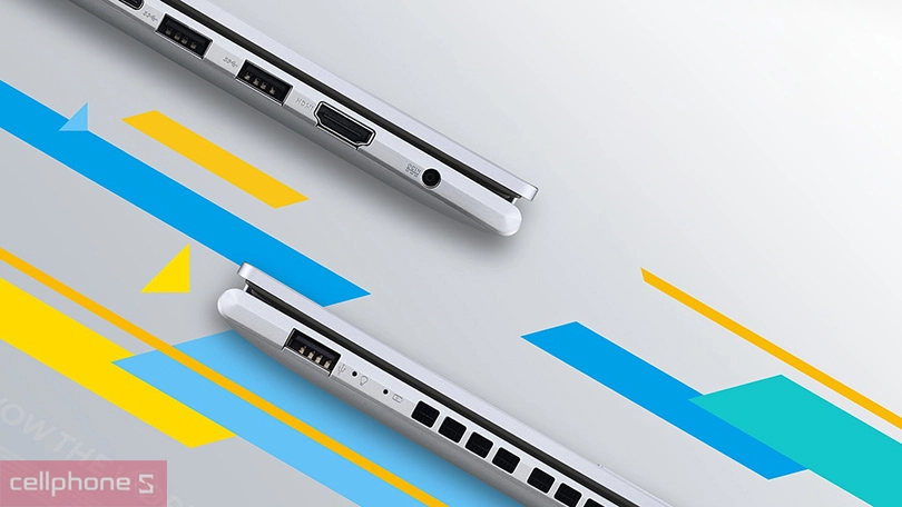 Cổng kết nối laptop Asus Vivobook 14 OLED A1405ZA-KM263W