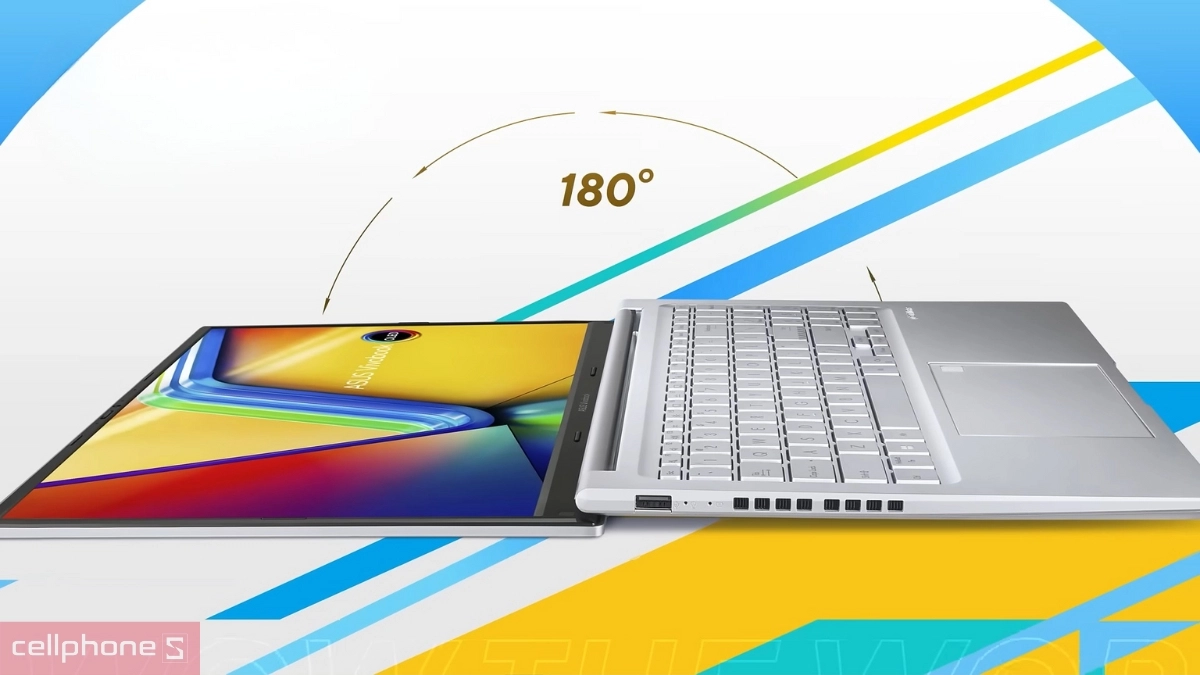 Linh hoạt Laptop ASUS Vivobook 14 X1404VA-EB355W