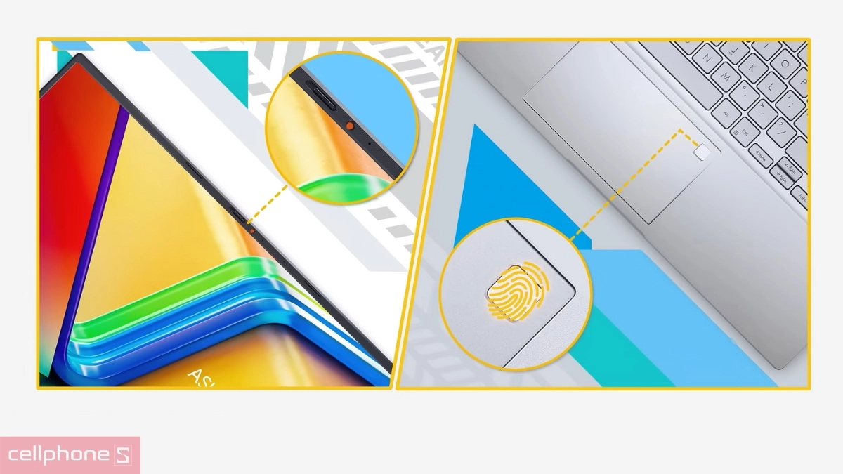 Bảo mật Laptop ASUS Vivobook 14 X1404VA-EB355W