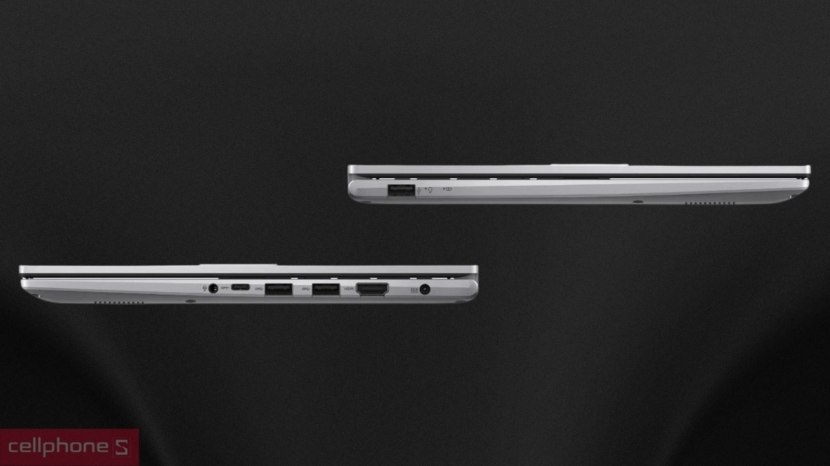 Pin, cổng kết nối của laptop ASUS Vivobook 14 X1404VA-EB509W
