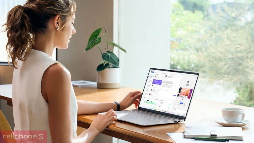 Thiết kế laptop Asus Vivobook 15 OLED S5507QA-MA090WS