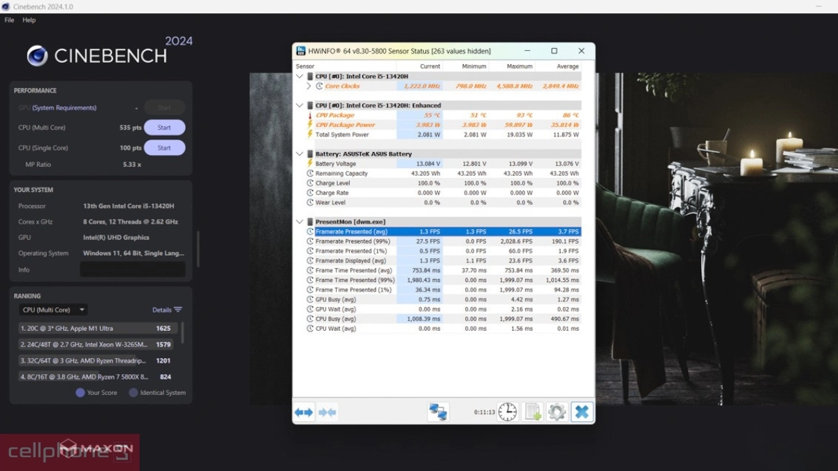 Cấu hình laptop Asus Vivobook 15 X1502VA-BQ885W