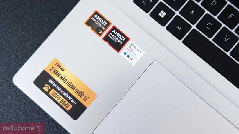 Hiệu suất xử lý của laptop Asus Vivobook 16 M1607KA-MB091WS Ryzen AI 7